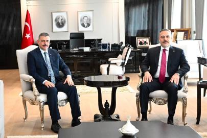 Bakan Çiftçi, Dışişleri Bakanı Fidan'ı ziyaret etti