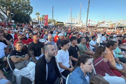 Bodrum'da milli maç heyecanı