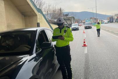 Bursa'da huzur uygulaması: 3 bin kişi sorgulandı