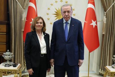 Cumhurbaşkanı Erdoğan, İspanya AYM Başkanvekili Huertas'ı kabul etti