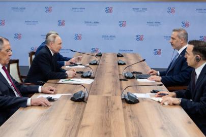 Dışişleri Bakanı Fidan, Rusya Devlet Başkanı Putin ile görüştü
