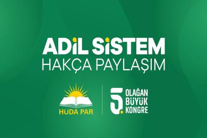 HÜDA PAR Şehitkamil ve Şahinbey ilçe kongreleri 14 Haziran'da