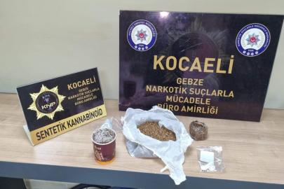 Kocaeli'de uyuşturucu operasyonunda 2 şüpheli tutuklandı