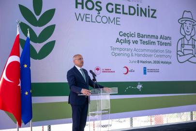 Malatya'da mevsimlik tarım işçileri için barınma tesisi hizmete açıldı