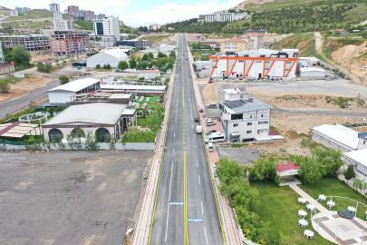 Malatya'da trafiğin yoğun olduğu caddede çalışmalar tamamlandı