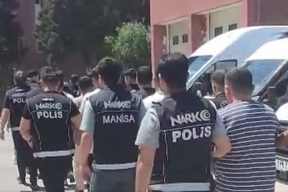 Manisa’da uyuşturucu operasyonu: 21 şüpheli tutuklandı