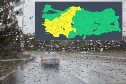 Meteoroloji'den 19 il için sarı kodlu yağış alarmı: Sıcaklıklar düşüyor