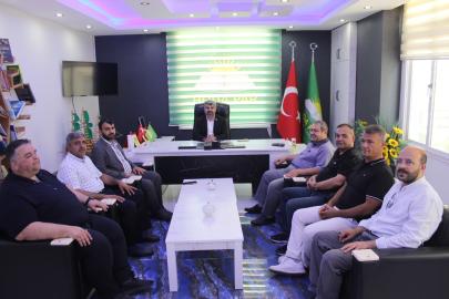 MİL-SEN İl Başkanlarından HÜDA PAR Milletvekili Dinç'e ziyaret
