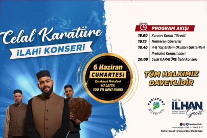 Yeşilyurt Belediyesi ilahi konseri düzenleyecek