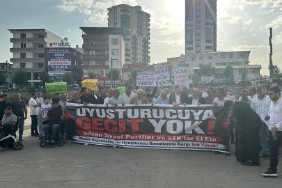 Diyarbakır'da "Madde bağımlılığına ve uyuşturucu baronlarına karşı tek yürek" etkinliği düzenlendi