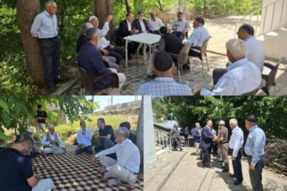 HÜDA PAR Bingöl İl Başkanlığından Çiçekdere köyüne ziyaret