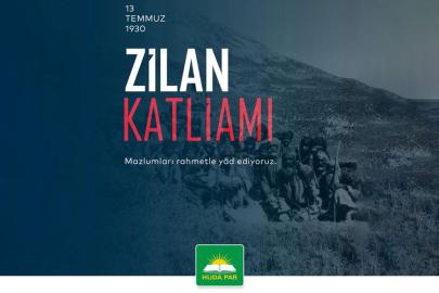 HÜDA PAR İnsan Hakları ve Hukuk İşleri Başkanlığı: Zîlan Katliamı ile yüzleşilmeli