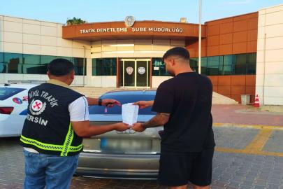 Mersin'de trafikte makas atan sürücüye 170 bin lira ceza