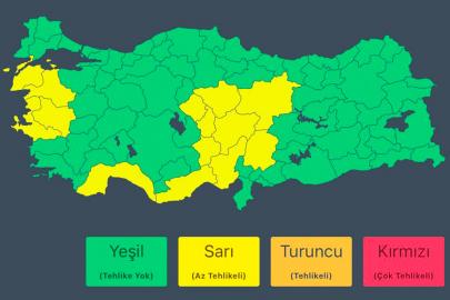 Meteoroloji ve İçişleri'nden peş peşe uyarı: 14 ilde fırtına, 3 ilde kuvvetli yağış bekleniyor