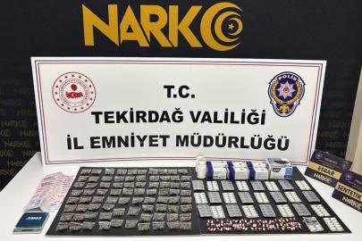 Tekirdağ'da uyuşturucu operasyonu: 110 şüpheliye adli işlem