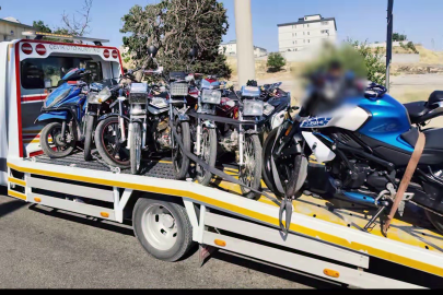 Gaziantep'te motosiklet denetimleri: 760 sürücüye 9,6 milyon lira ceza